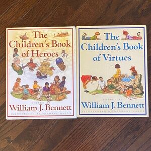 The Children’s Book of Heroes and The Children’s Book of Virtues set (Bennett)